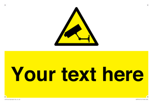 WT3014: Custom CCTV Sign