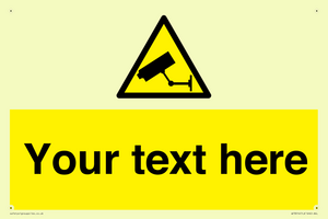 WT3014: Custom CCTV Sign