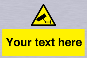 WT3014: Custom CCTV Sign