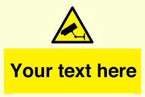 WT3014: Custom CCTV Sign