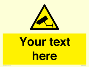 WT3014: Custom CCTV Sign