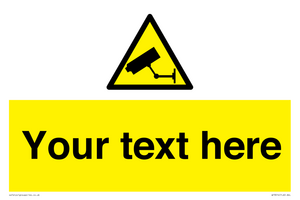 WT3014: Custom CCTV Sign