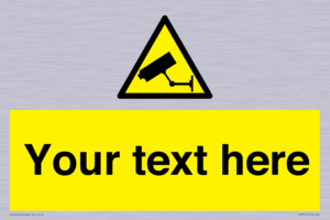 WT3014: Custom CCTV Sign