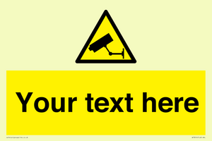 WT3014: Custom CCTV Sign