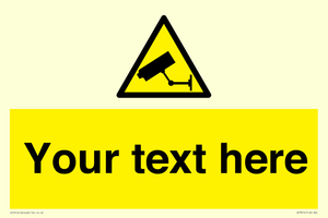 WT3014: Custom CCTV Sign