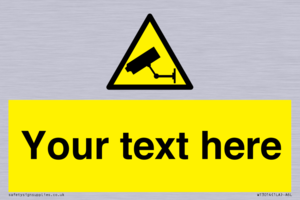 WT3014: Custom CCTV Sign