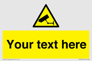 WT3014: Custom CCTV Sign