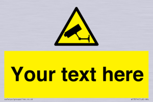 WT3014: Custom CCTV Sign