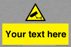 WT3014: Custom CCTV Sign