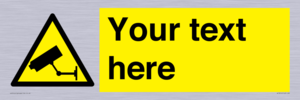 WT3014: Custom CCTV Sign