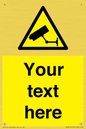 WT3014: Custom CCTV Sign