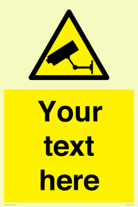 WT3014: Custom CCTV Sign