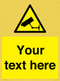 WT3014: Custom CCTV Sign
