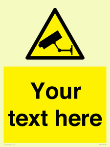WT3014: Custom CCTV Sign
