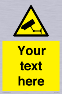 WT3014: Custom CCTV Sign