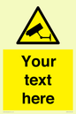 WT3014: Custom CCTV Sign