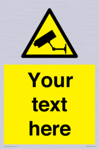 WT3014: Custom CCTV Sign