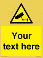 WT3014: Custom CCTV Sign