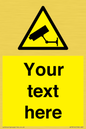 WT3014: Custom CCTV Sign