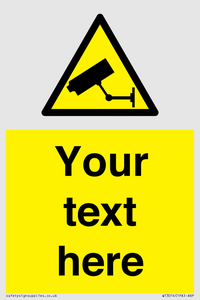 WT3014: Custom CCTV Sign