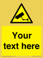 WT3014: Custom CCTV Sign