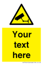 WT3014: Custom CCTV Sign