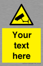 WT3014: Custom CCTV Sign