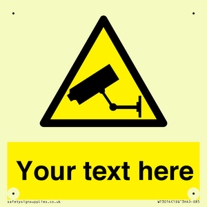 WT3014: Custom CCTV Sign