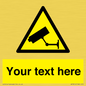 WT3014: Custom CCTV Sign