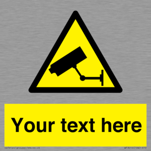 WT3014: Custom CCTV Sign