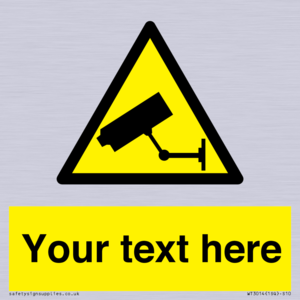 WT3014: Custom CCTV Sign