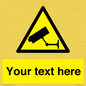 WT3014: Custom CCTV Sign