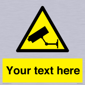 WT3014: Custom CCTV Sign