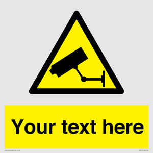WT3014: Custom CCTV Sign