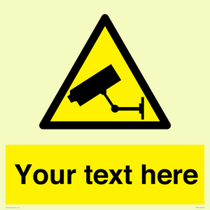 WT3014: Custom CCTV Sign