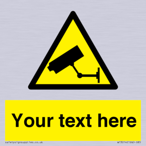 WT3014: Custom CCTV Sign