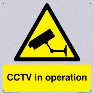 WT7609: CCTV in operation