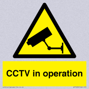 WT7609: CCTV in operation