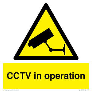 WT7609: CCTV in operation