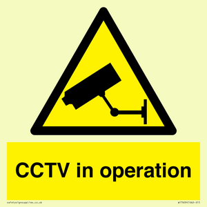WT7609: CCTV in operation