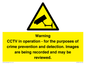 WT7855: Warning CCTV in operation - for the purposes of crime prevention and detection. Images are being recorded and may be reviewed.
