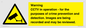 WT7855: Warning CCTV in operation - for the purposes of crime prevention and detection. Images are being recorded and may be reviewed.