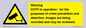 WT7855: Warning CCTV in operation - for the purposes of crime prevention and detection. Images are being recorded and may be reviewed.