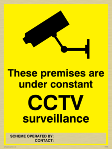 WT968: Premises under constant CCTV