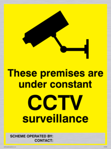 WT968: Premises under constant CCTV