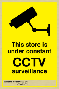 WT969: Store under constant CCTV