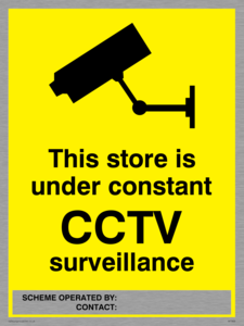 WT969: Store under constant CCTV
