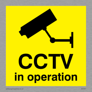 WT977: CCTV in operation