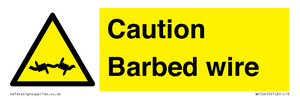 WU12410: Caution Barbed wire