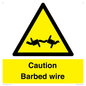 WU12410: Caution Barbed wire